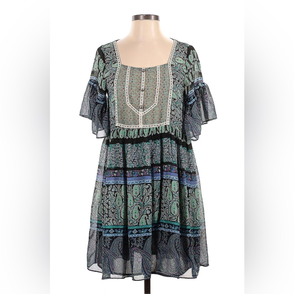Paisley Babydoll Dress